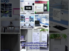 ISO 9001 Samoprzylepne arkusze do wymazywania na sucho Biała tablica OEM ODM Lekka waga