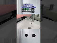 Czarny utleniony uchwyt na akcesoria do kąpieli ze stali nierdzewnej do przyssawki prysznicowej Naprawiono