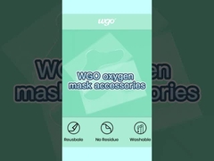 Odstawialne, wielokrotnie używane, klejące maski tlenowe, podkładka żelowa do masek CPAP