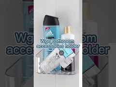 Bez uszkodzeń Przejrzysty Kuchnia Organizer Pojemnik Na ścianie Do łazienki