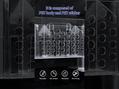 Bez uszkodzeń do montażu na ścianie plastikowy uchwyt łazienkowy do kosza na biurko kuchenne