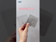 PVC samoklejne haczyki ścienne do łazienki 80x80mm średnica 5kg łożysko