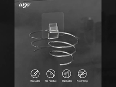 Brak przebijania Wielokrotnie używalny suszarka do włosów Stand Akcesoria do łazienki 130x95x70 mm