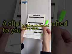 Przymocowanie na najgładszych powierzchniach Biurowe i szkolne artykuły pocztowe Tablica planowanie tygodniowe Drukowalne