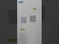 Samoprzylepne, czyste haczyki, wieszaki do ubrań, bez pozostałości, haczyki pożegnają się z brudnymi śladami.