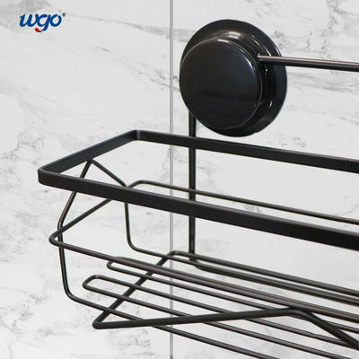 Czarny oksydowany uchwyt na akcesoria do kąpieli ze stali nierdzewnej do stałej przyssawki prysznicowej