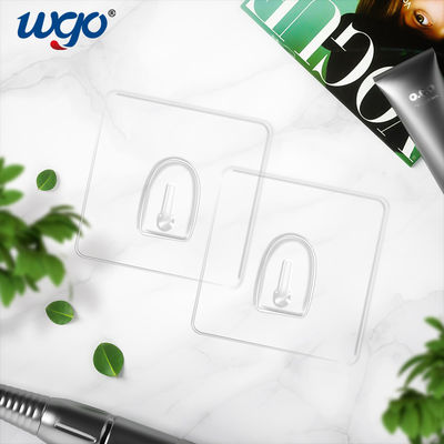 WGO Dwustronny Hak Samoprzylepny Hak Ścienny Hak Na Płaszcze Kapelusze Ręczniki Klucze Ubrania Drzwi Wiszące Wystrój Domu