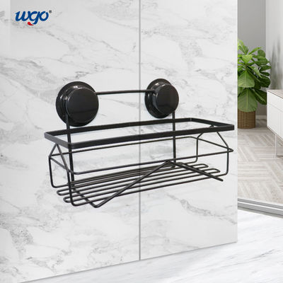 Czarny oksydowany uchwyt na akcesoria do kąpieli ze stali nierdzewnej do stałej przyssawki prysznicowej