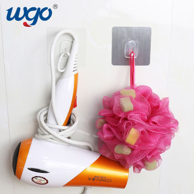 WGO Dwustronny Hak Samoprzylepny Hak Ścienny Hak Na Płaszcze Kapelusze Ręczniki Klucze Ubrania Drzwi Wiszące Wystrój Domu