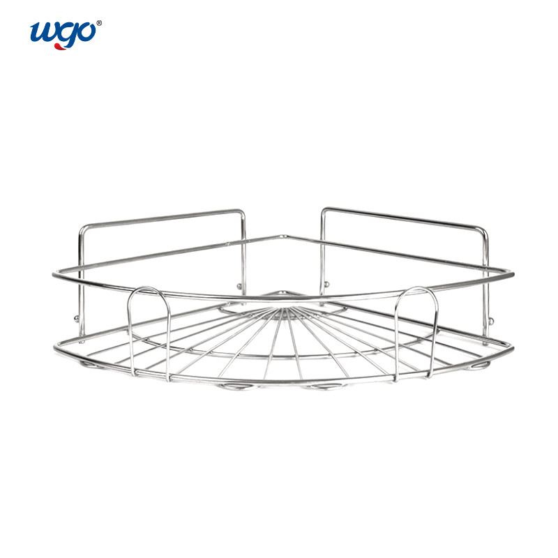 30cm Wisząca narożna półka prysznicowa Żel do kąpieli Pad Mounted Corner Caddy ISO 9001