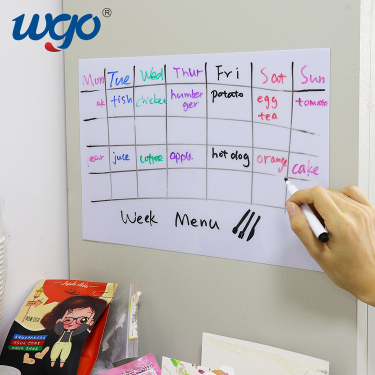 ODM OEM Classroom Sticky Dry Erase Board 8.5x11 A4 A3 1000 razy Restickable