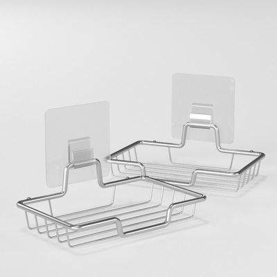 Gąbka Dozownik Akcesoria Łazienkowe Mydelniczki Samoprzylepne Montowane