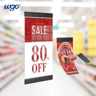 Uszkodzony ścienny uchwyt na znaki dostępny na wszystkich gładkich powierzchniach