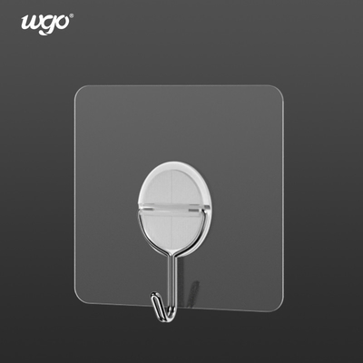 Samoprzylepne mocne haki ścienne bez pozostałości po lewej stronie 7x7cm